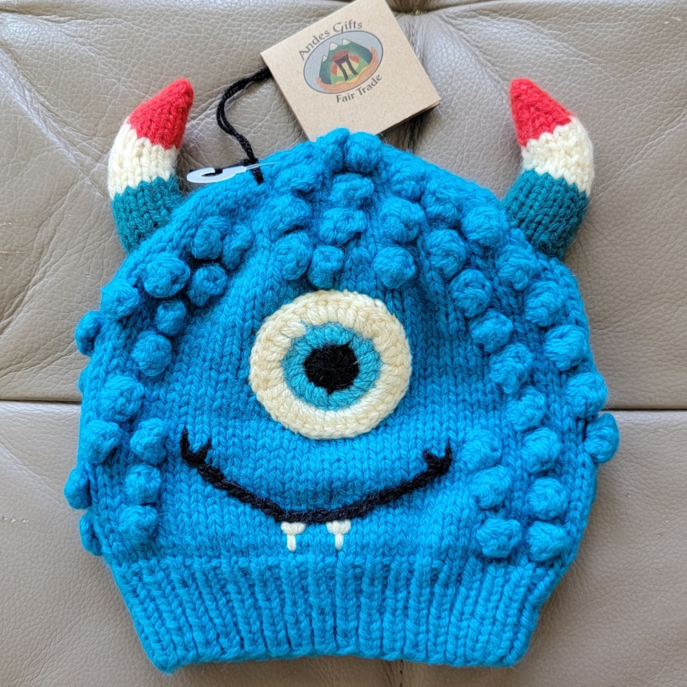 Andes Gifts Kids Knit Monster Hat